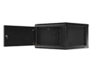 Lanberg WF01-6606-00B rack cabinet 6U Wall mounted rack Black