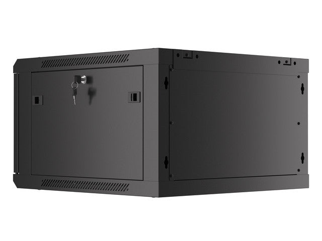 Lanberg WF01-6606-00B rack cabinet 6U Wall mounted rack Black