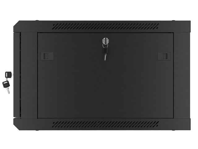 Lanberg WF01-6606-00B rack cabinet 6U Wall mounted rack Black
