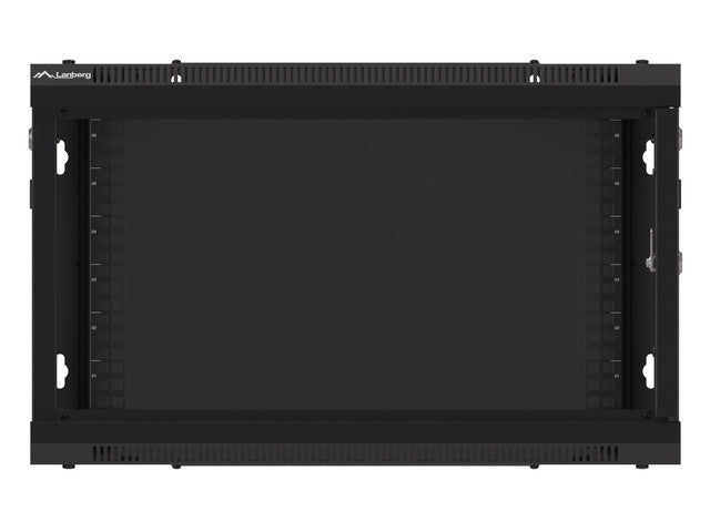 Lanberg WF01-6606-00B rack cabinet 6U Wall mounted rack Black