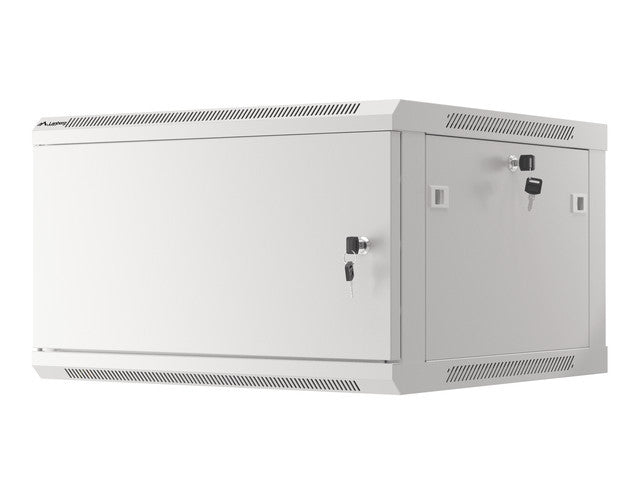 LANBERG WALL-MOUNTED RACK CABINET 19" 6U 600X600 GRAY