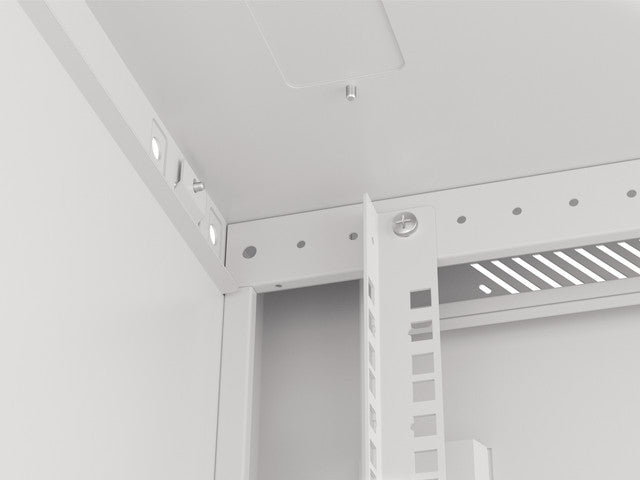 LANBERG WALL-MOUNTED RACK CABINET 19" 6U 600X600 GRAY