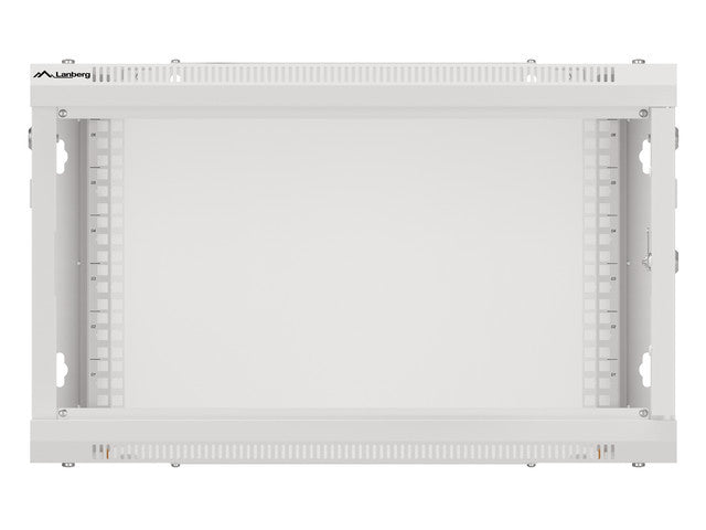 LANBERG WALL-MOUNTED RACK CABINET 19" 6U 600X600 GRAY