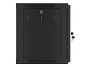 Lanberg WF01-6409-00B rack cabinet 9U Wall mounted rack Black-12