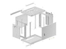 LANBERG Wall mount cabinet 19inch 6U