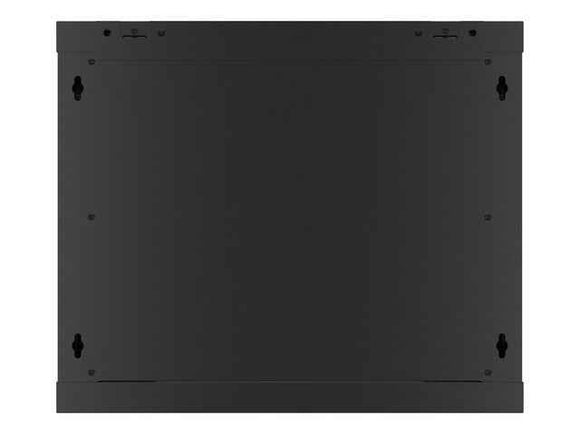 Lanberg | Rack cabinet 19" wall-mount 9U/600x600 (flat pack) for self-assembly with metal door | WF01-6609-00B | Black