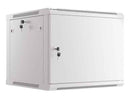 Lanberg | Rack cabinet 19" wall-mount 9U/600x600 (flat pack) for self-assembly with metal door | WF01-6609-00S | Grey