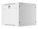 Lanberg | Rack cabinet 19" wall-mount 9U/600x600 (flat pack) for self-assembly with metal door | WF01-6609-00S | Grey
