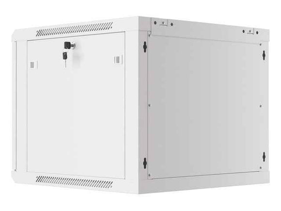 Lanberg | Rack cabinet 19" wall-mount 9U/600x600 (flat pack) for self-assembly with metal door | WF01-6609-00S | Grey