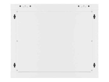 Lanberg | Rack cabinet 19" wall-mount 9U/600x600 (flat pack) for self-assembly with metal door | WF01-6609-00S | Grey
