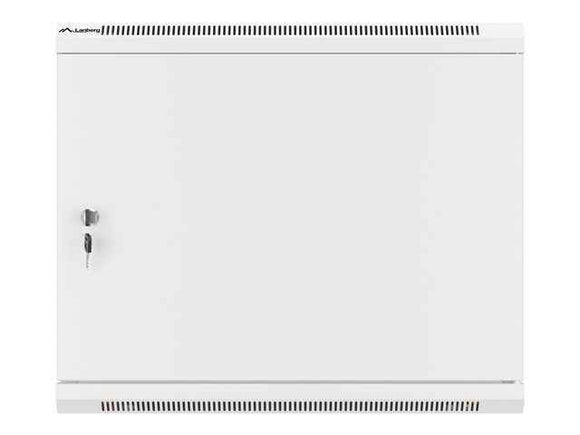 Lanberg | Rack cabinet 19" wall-mount 9U/600x600 (flat pack) for self-assembly with metal door | WF01-6609-00S | Grey