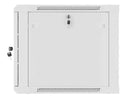 Lanberg | Rack cabinet 19" wall-mount 9U/600x600 (flat pack) for self-assembly with metal door | WF01-6609-00S | Grey
