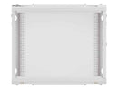 Lanberg | Rack cabinet 19" wall-mount 9U/600x600 (flat pack) for self-assembly with metal door | WF01-6609-00S | Grey