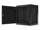 Lanberg WF01-6412-00B rack cabinet 12U Wall mounted rack Black-5