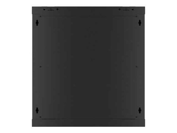 Lanberg | Rack cabinet 19" wall-mount 12U/600x600 for self-assembly with metal door (flat pack) | WF01-6612-00B | Black