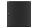 Lanberg WF01-6612-00B rack cabinet 12U Wall mounted rack Black