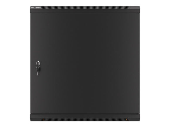 Lanberg WF01-6612-00B rack cabinet 12U Wall mounted rack Black