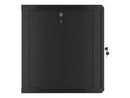 Lanberg WF01-6612-00B rack cabinet 12U Wall mounted rack Black