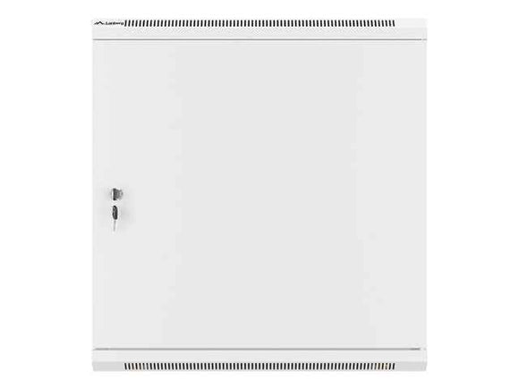 Lanberg | Rack cabinet 19" wall-mount 12U/600x600 for self-assembly with metal door (flat pack) | WF01-6612-00S | Grey