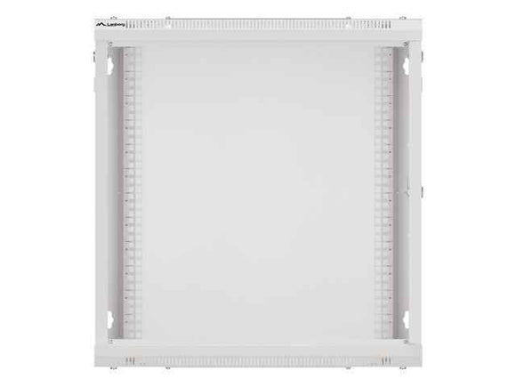 Lanberg | Rack cabinet 19" wall-mount 12U/600x600 for self-assembly with metal door (flat pack) | WF01-6612-00S | Grey