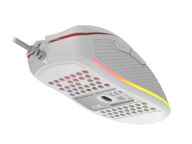 Souris Gaming GENESIS Krypton 555, pour droitier, USB Type-A, optique, 8 000 DPI