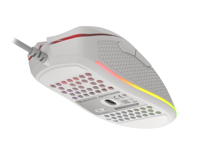 Souris Gaming GENESIS Krypton 555, pour droitier, USB Type-A, optique, 8 000 DPI