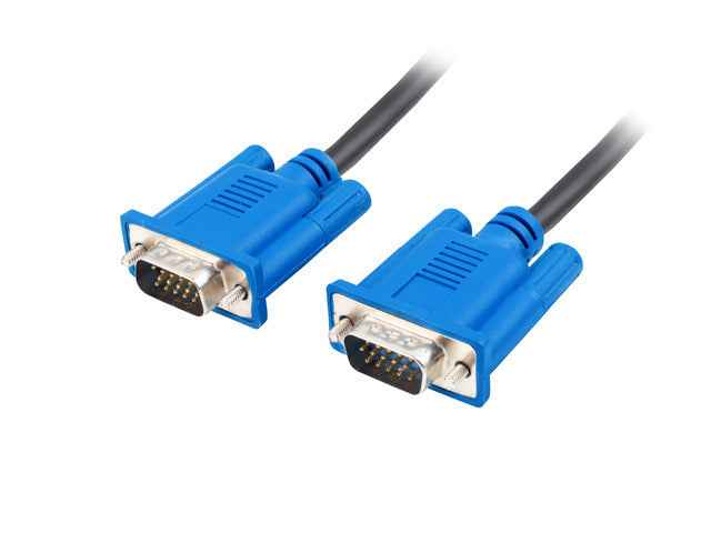 Câble VGA Lanberg CA-VGAC-10CU-0050-BK 5 m VGA 15 broches Noir