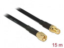 DeLOCK 15m CFD200 coaxial cable SMA