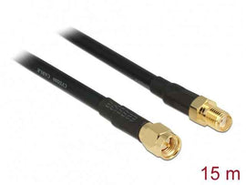 DeLOCK 15m CFD200 coaxial cable SMA