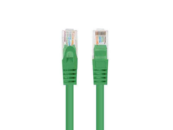 Patchcord kat.5e UTP 1m zielony 10-pak PCU5-20CC-01