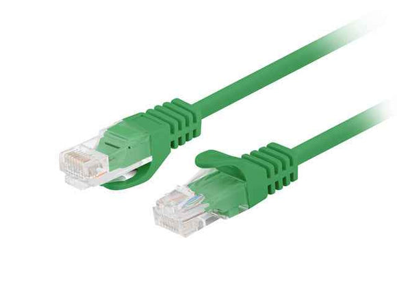 Patchcord kat.5e UTP 1m zielony 10-pak PCU5-20CC-01