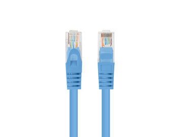 Lanberg PCU6-10CC-0200-B networking cable 2 m Cat5e U/UTP (UTP) Blue 10-PACK