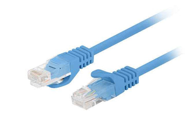 Lanberg PCU6-10CC-0200-B networking cable 2 m Cat5e U/UTP (UTP) Blue 10-PACK