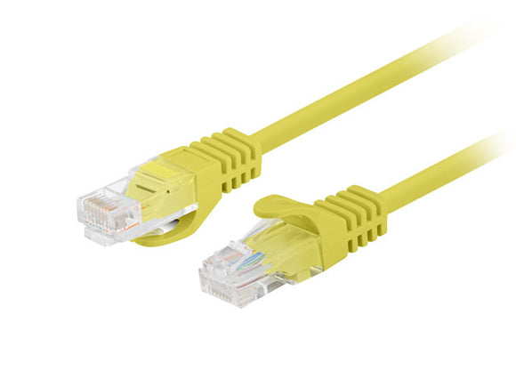 Fluke Passed Lanberg patchcord cat.6 UTP 1.5m yellow 10-pack