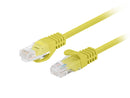 Lanberg PCU6-20CC-0300-Y networking cable Yellow 3 m Cat6 U/UTP (UTP) 10-PACK-1