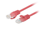 Fluke Passed Lanberg patchcord cat.6 UTP 1.5m red 10-pack-1