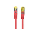 Patchcord kat.6a S/FTP LSZH CU 0.5m czerwony fluke