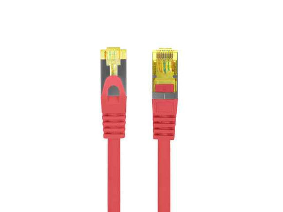Patchcord kat.6a S/FTP LSZH CU 1m czerwony fluke