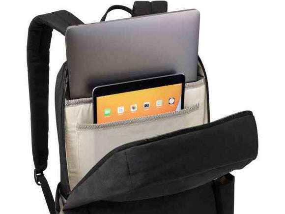 RUCSAC THULE, pt. notebook de max. 15.6 inch, 1 compartiment, buzunar frontal | buzunar lateral x 2, waterproof, poliester, negru, "TLBP216 BLACK" / "3204835"