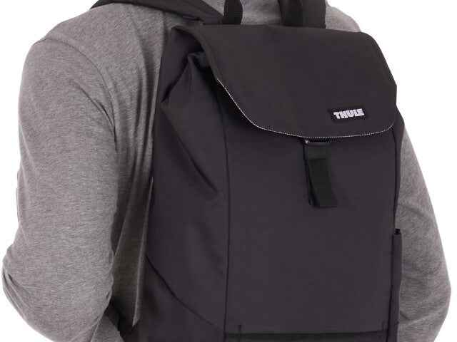 Thule | TLBP-213 | Sac à dos Lithos | Convient aux tailles jusqu'à 16 pouces | Sac à dos | Noir