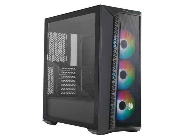 Boîtier noir MasterBox 520 Mesh avec fenêtre ARGB, noir