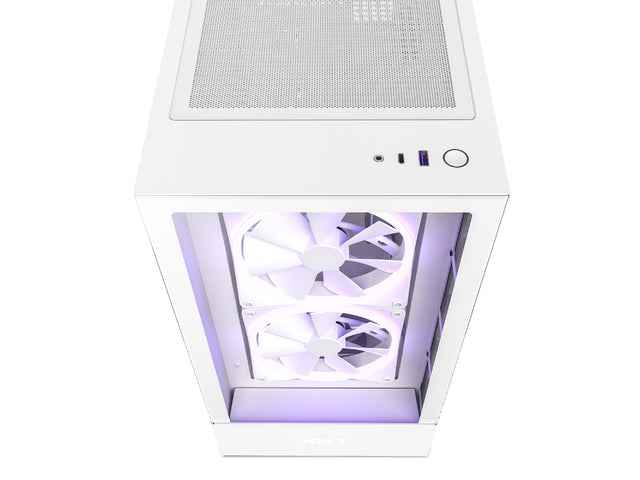 NZXT H5 Elite RGB Midi-Tower - white