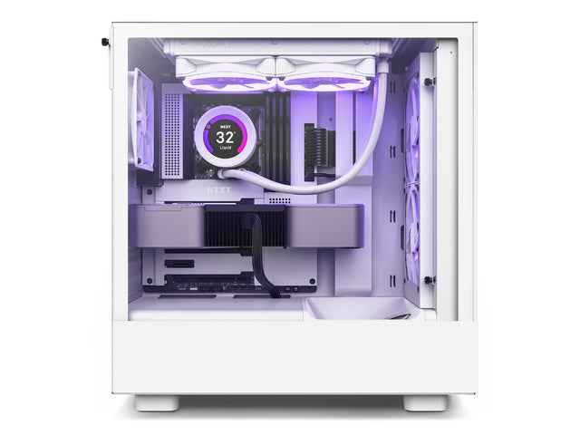 NZXT H5 Elite RGB Midi-Tower - white