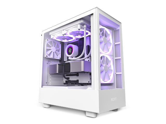 NZXT H5 Elite RGB Midi-Tower - white