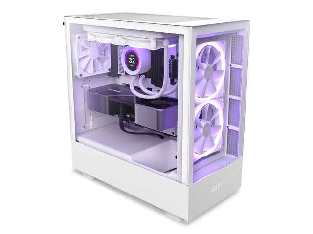 NZXT H5 Elite RGB Midi-Tower - white