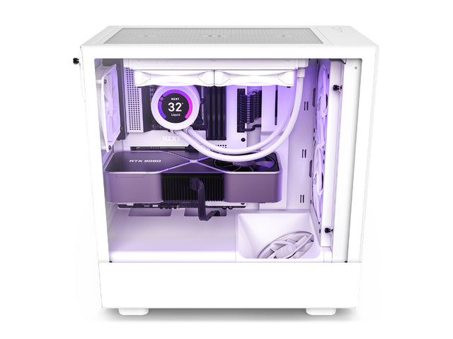 NZXT H5 Elite RGB Midi-Tower - white