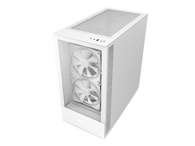 Boîtier midi-tour nzxt h5 elite rgb - blanc