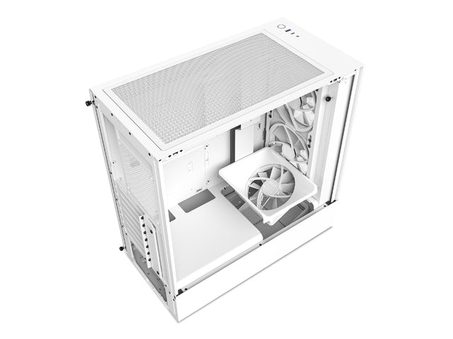 NZXT H5 Elite RGB Midi-Tower - white