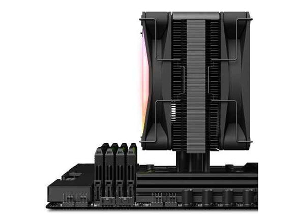 NZXT T120 RGB Processor Air cooler 12 cm Black 1 pc(s)