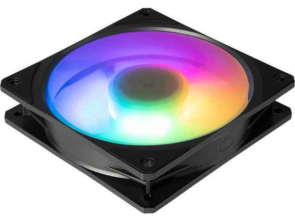 Cooler Master Mobius 120P ARGB 2400 RPM Computer Case Fan 120mm Black